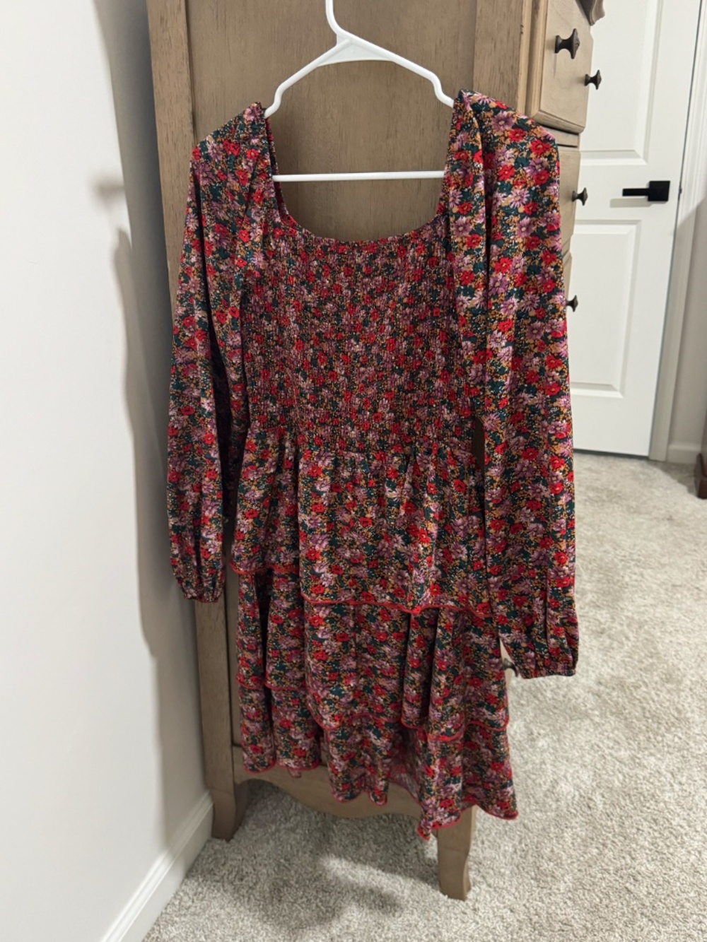 Floral Ruffle Dress S - Picture 2 of 4